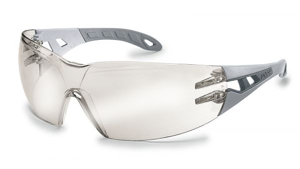 Uvex 9192.881 pheos Schutzbrille mit Sonnenschutz-Silberspiegel